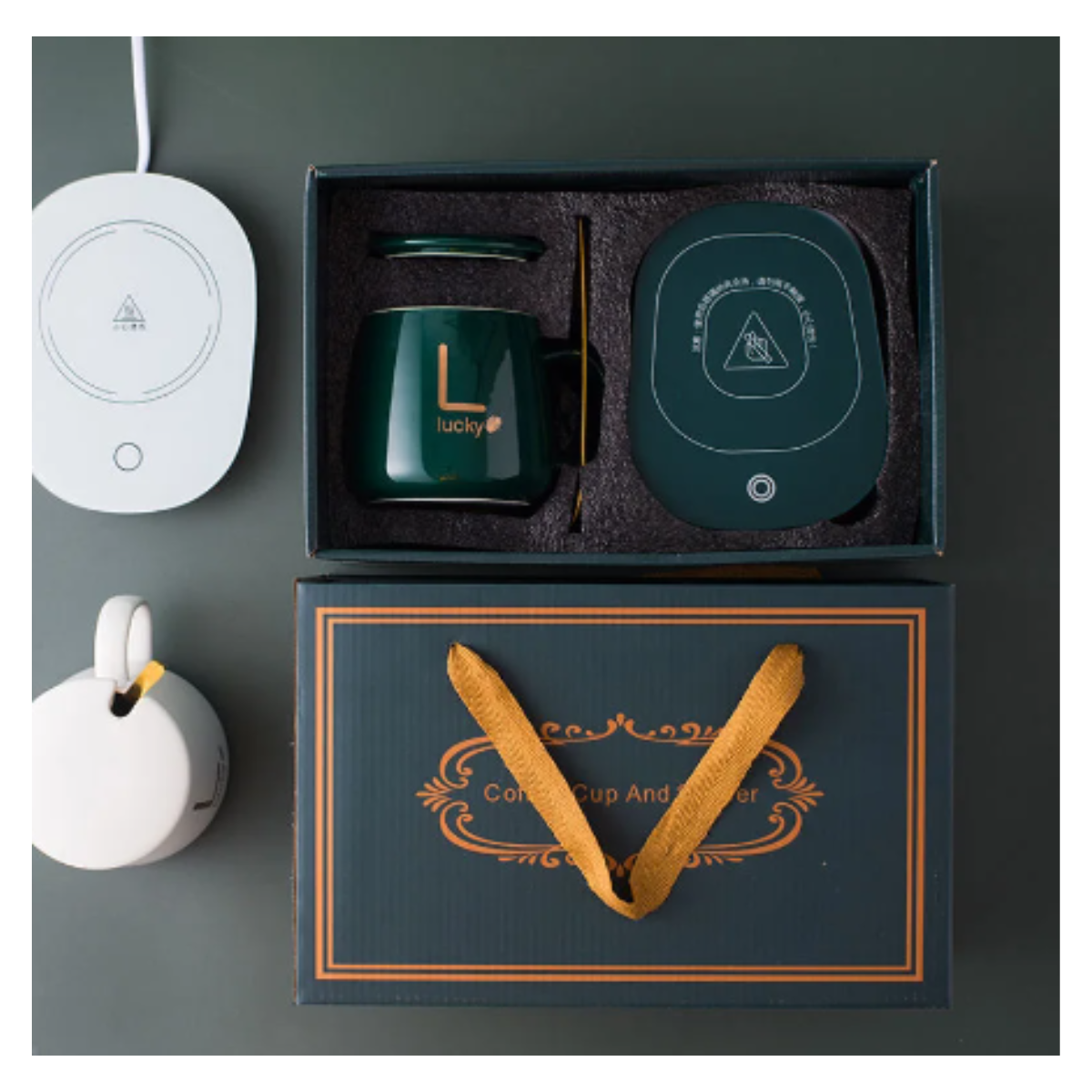 Taza con Calentador USB