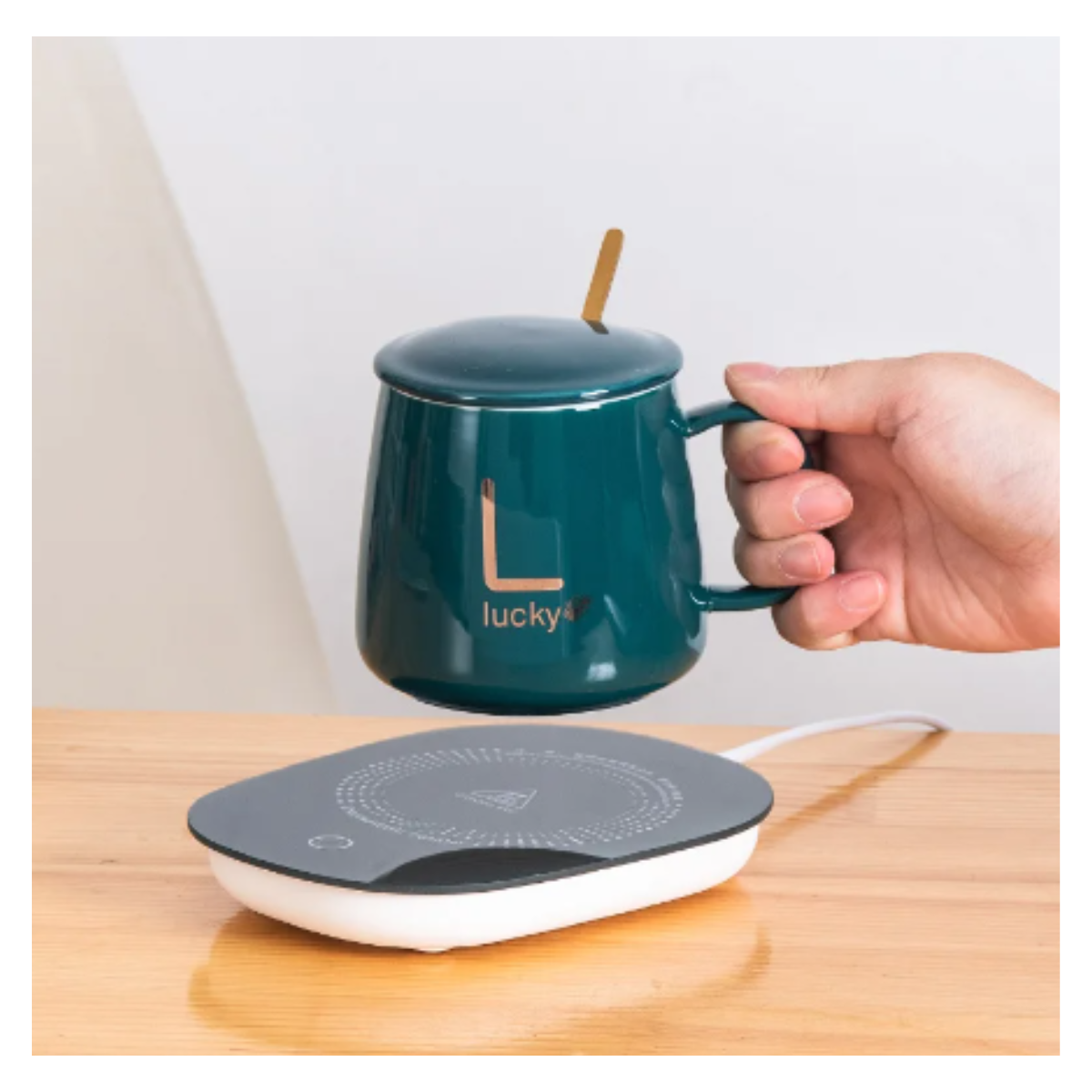Taza con Calentador USB